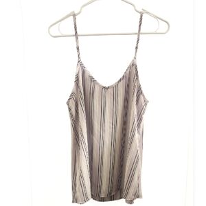 Lilac striped cami top